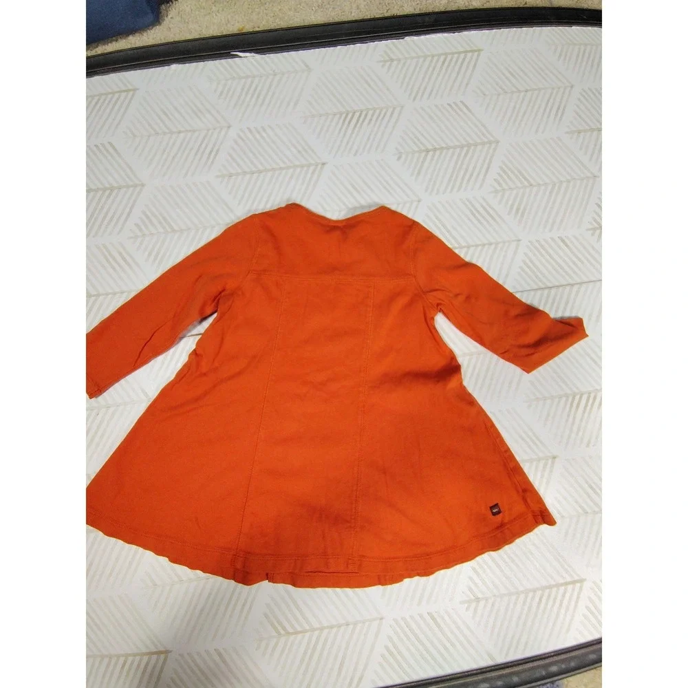 Tea Collection Girls Long Sleeve Dress Lot 3pc Floral Orange Red Size 2‎